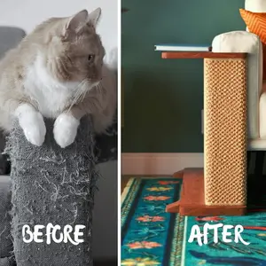 Cat Scratching Post, gift for cat lovers, Cat Nail Scratcher, Cat Scratching Pad for Couch Protection