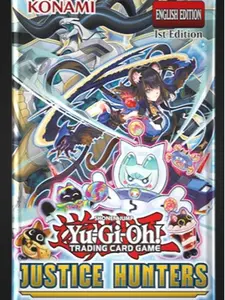 YU GI OH! JUSTICE HUNTERS SINGLE PACK