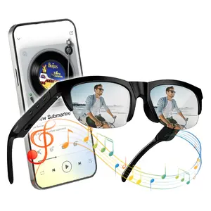 Smart Glasses,Wireless Headphone Smart Glasses For Listening To Music & Calling,Outdoor UV Protection,Voice Control,Smart Sports Sunglasses with Mic&Speakers,Bluetooth Audio Glasses for Women & Men,Wearable Smart Glasses