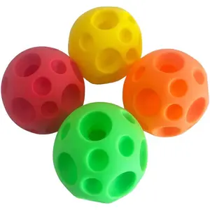 Interactive Treat Balls with Large Hole - 4 Pack - Durable Chew Toy for Dispensing Treats and Promoting Active Play for Dogs, Pigs, Rabbits, and other Pets