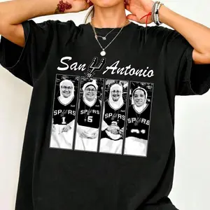 San Antonio Spurs Nuns T-Shirt, Go Spurs Go Basketball Fan Tee, Vintage Texas Hoops Graphic Shirt, Funny Spurs Fan Gift, Gift for Her, Womenswear