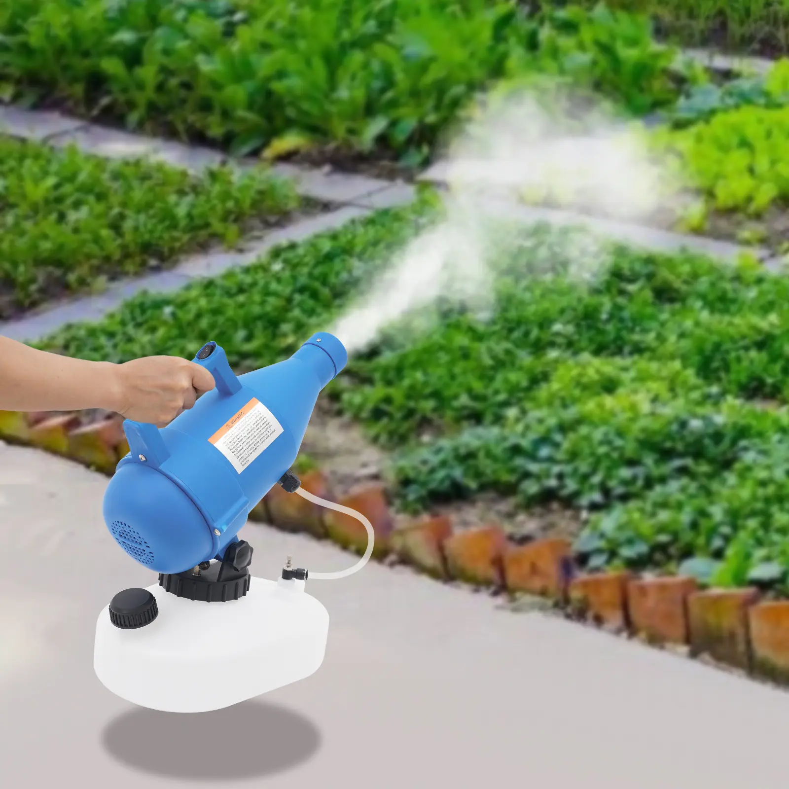 Electric Sprayer 4.5L 1200W, 36000rpm Handheld Mister for Garden Plant Protection Cleaning, 8-10m Spray Range US Plug