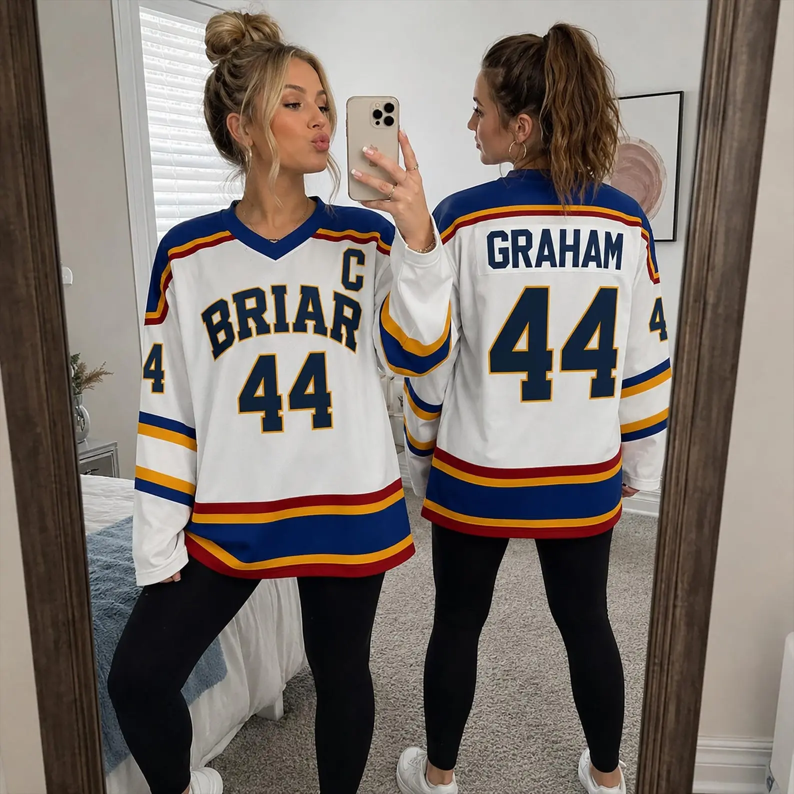Briar University Graham 44 Hockey Jersey, Off-Campus Jersey, Hockey Romance Football Jersey, Briar U Sweatshirt, Off Campus Hockey 2026