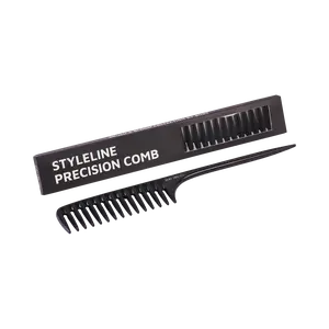 [RUBY VIBE CO] StyleLine Precision Wide-Tooth Comb Gentle Detangling Clean Parting Extra-Large Tooth Pitch Round-Tipped Anti-Kinking Durable Handle