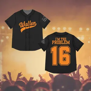 I’m The Problem Baseball Jersey Wall3n x Vols Gift for Fan, Ready to Go, No Effort Needed, Looks Good, Feels Better
