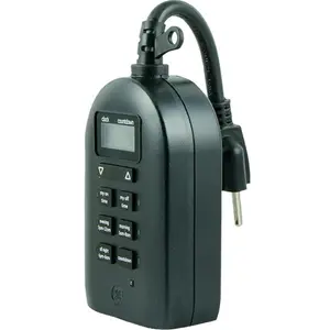 Ge 26898 MyTouchSmart Dual Digital Outdoor Timer