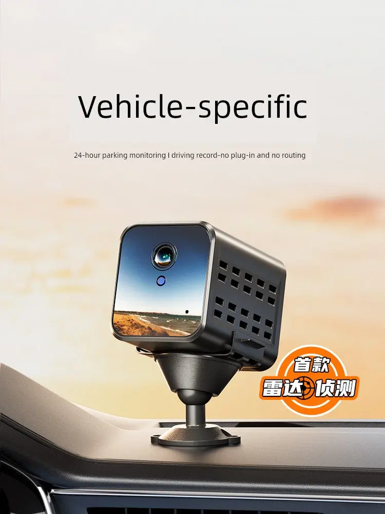 24-Hour Anti-Scratch Car Installation-Free Routing Camera