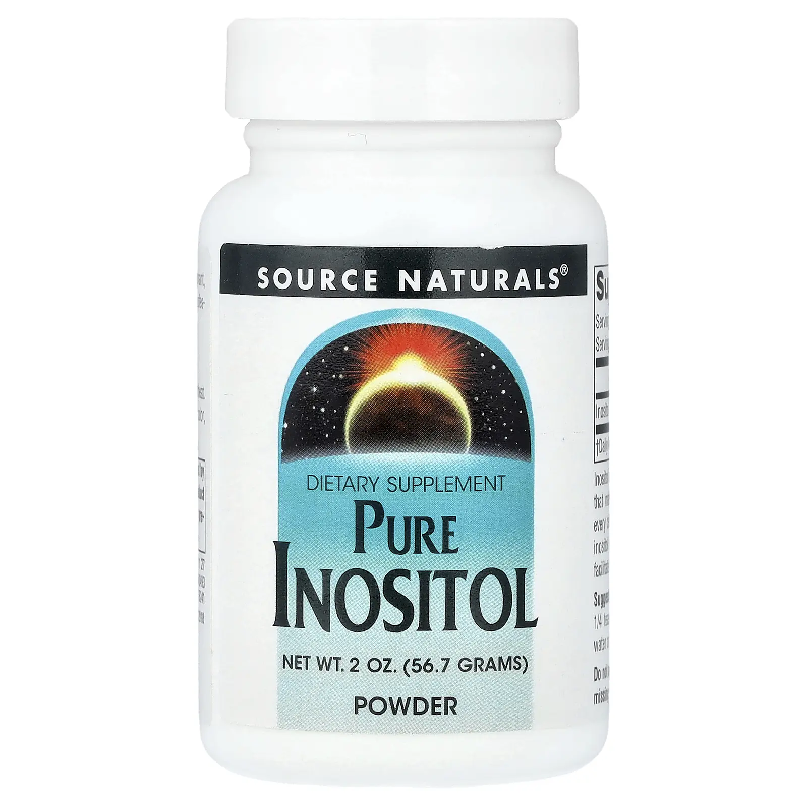 Source Naturals Pure Inositol Powder, 2 oz (56.7 g)