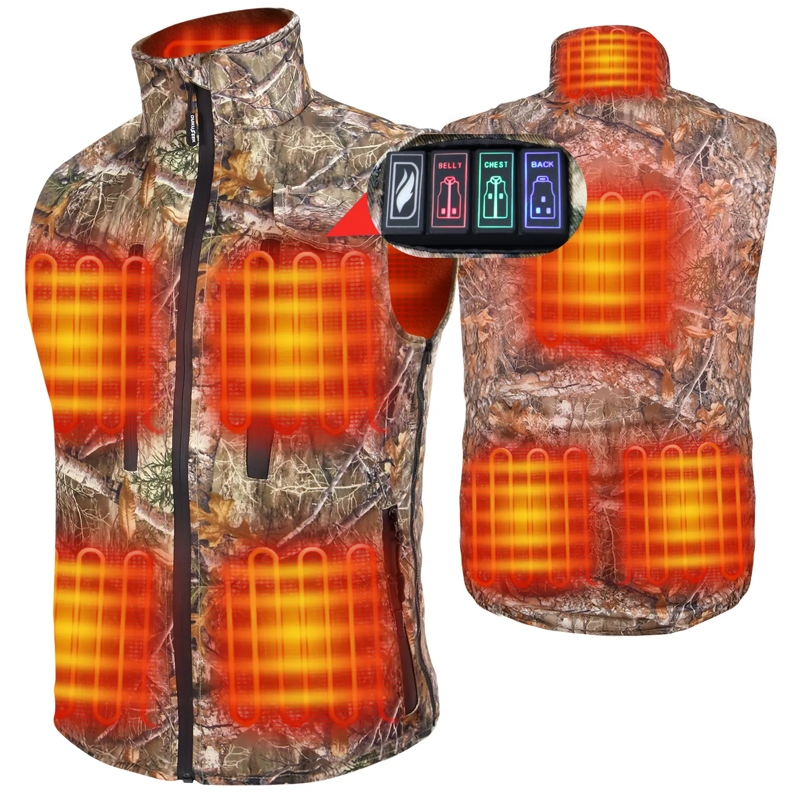 Heated Hunting Vest with Battery Pack Size Adjustable for Hunting Waistcoat Vest Vest Top Heated Hunting Vest with Battery Pack Size Adjustable for Hunting Waistcoat Vest Vest Top