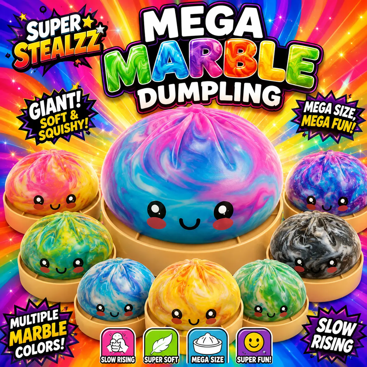 Super Steals-Mega Marble Dumpling