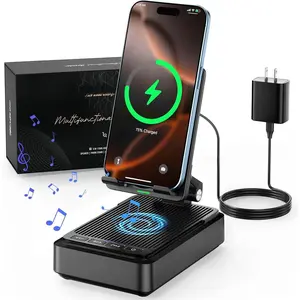 Gifts for Men Women-  Speaker with Phone Stand and  Charger Compatible with  16 15 14 13 Pro XS 8 Plus  Galaxy S25 S24 S23 Note 20 Birthday  Idea for Mom Dad