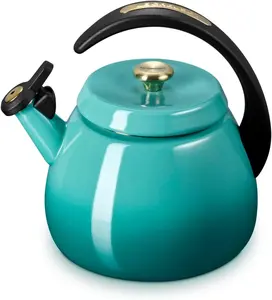 Enamel on Steel Cloche Kettle, 2.2 qt., Riviera