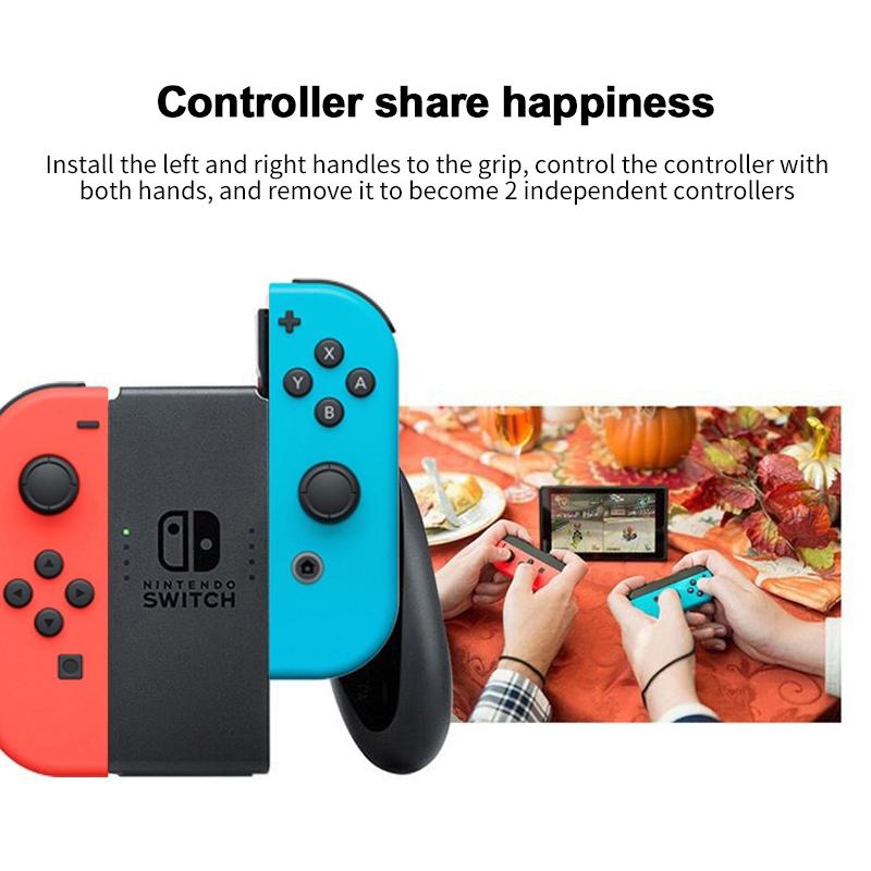 Dual vibrating Joy-Con left and right game controllers for Nintendo Switch/OLED consoles, supporting motion control and screenshot functions, perfect for Switch gamers.