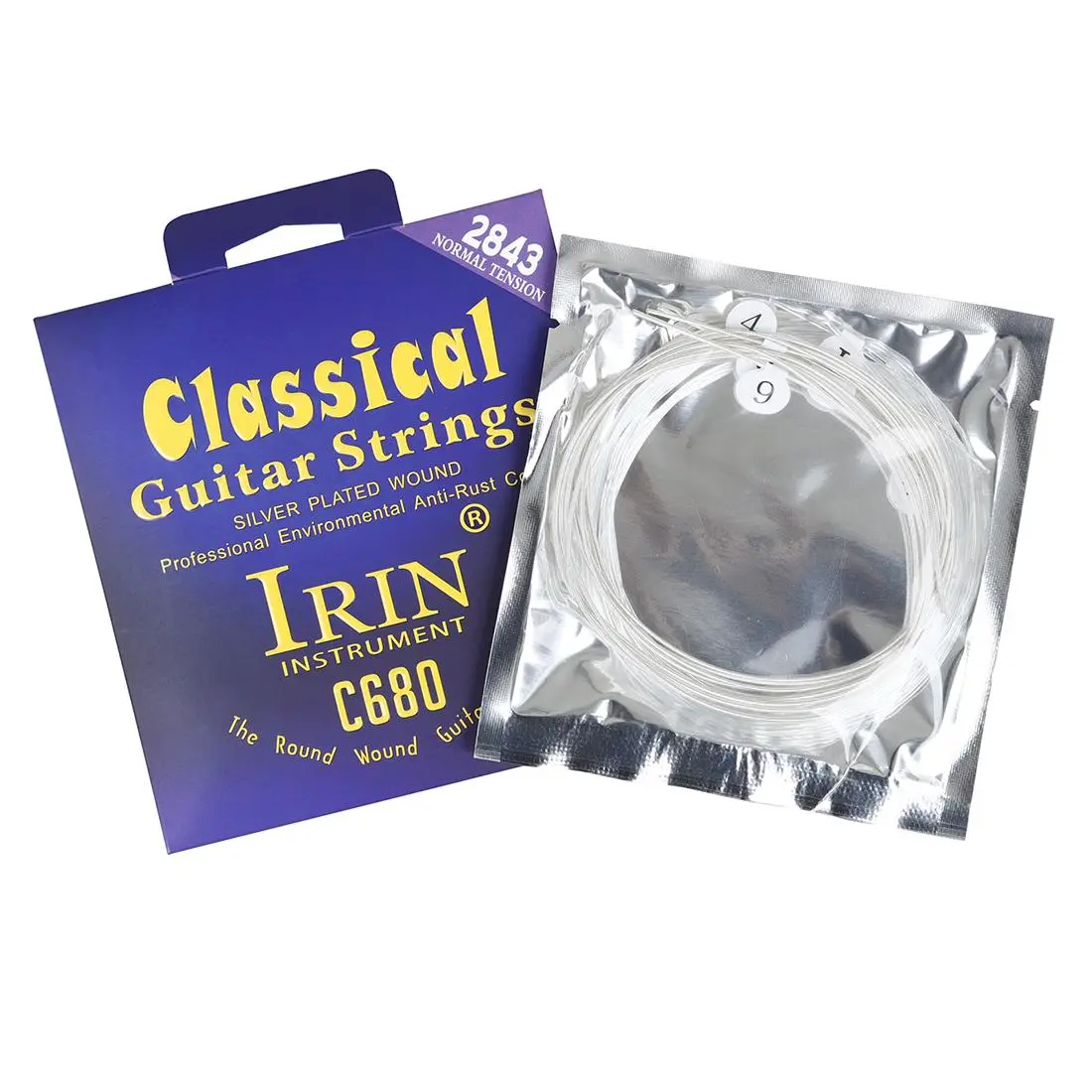 Classical Guitar String, Nylon+Silver Plated Round Winding Guitar String, Guitar Strings Acoustic, Guitar Accessories for Acoustic Guitar, Music Accessories