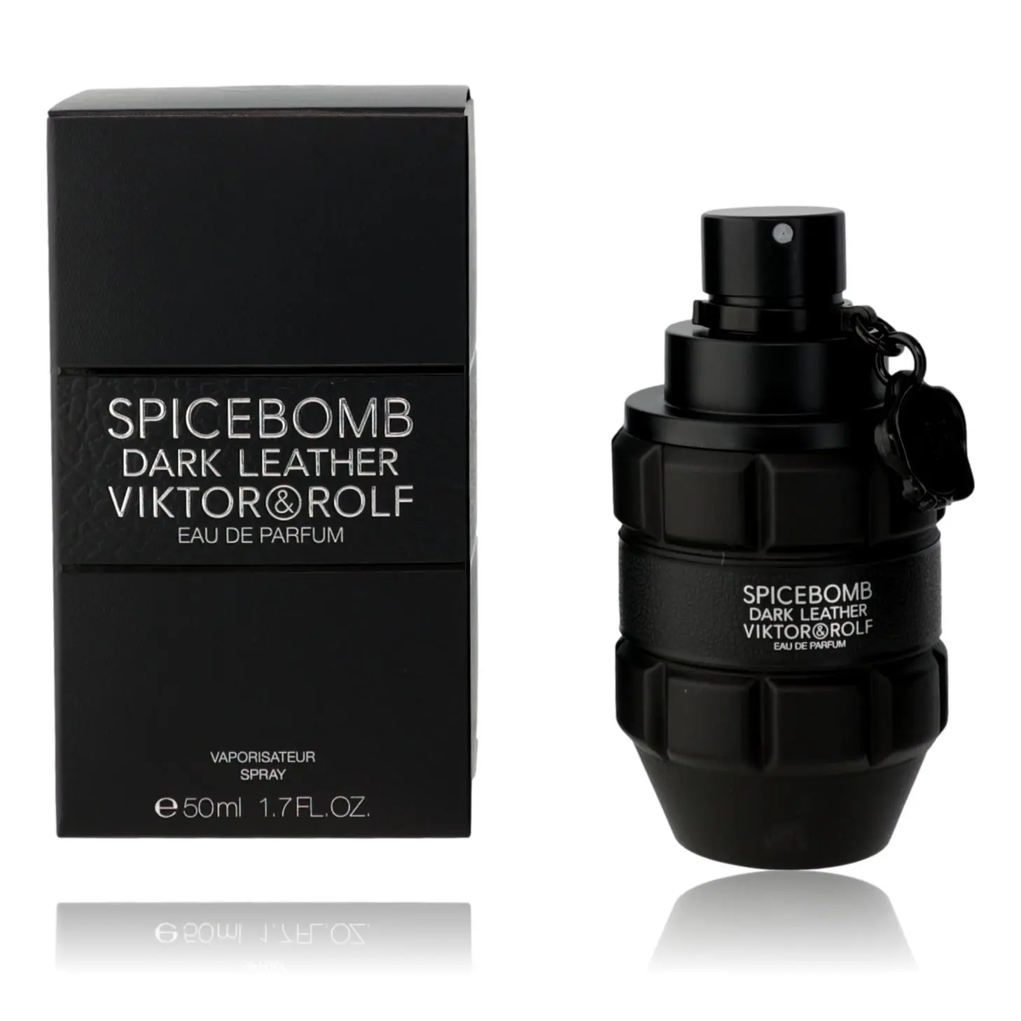 Viktor and Rolf Spicebomb Dark Leather Men's EDP Spray - Strong, Spicy, Bold Aroma, 1 to 1.9 fl oz (50Ml / 1.7 Fl. Oz.)