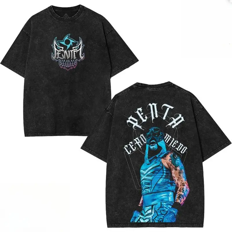 Penta El Zero Miedo Lucha Libre T-Shirt Oversized Graphic Tee with Bold Skull Design, Perfect for Wrestling Fans & Collectors Comfort Fit