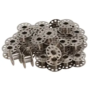 New 40pcs Sewing Machine Bobbins Stainless For Household Singer 15 Class