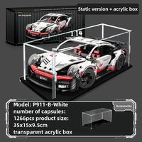 White-Model + Acrylic Display Case