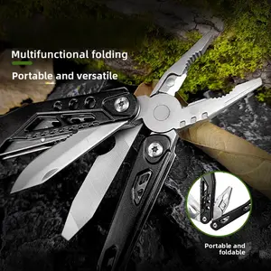 Multifunctional Outdoor Tool: Portable Folding Stainless Steel Hammer, Survival Tool