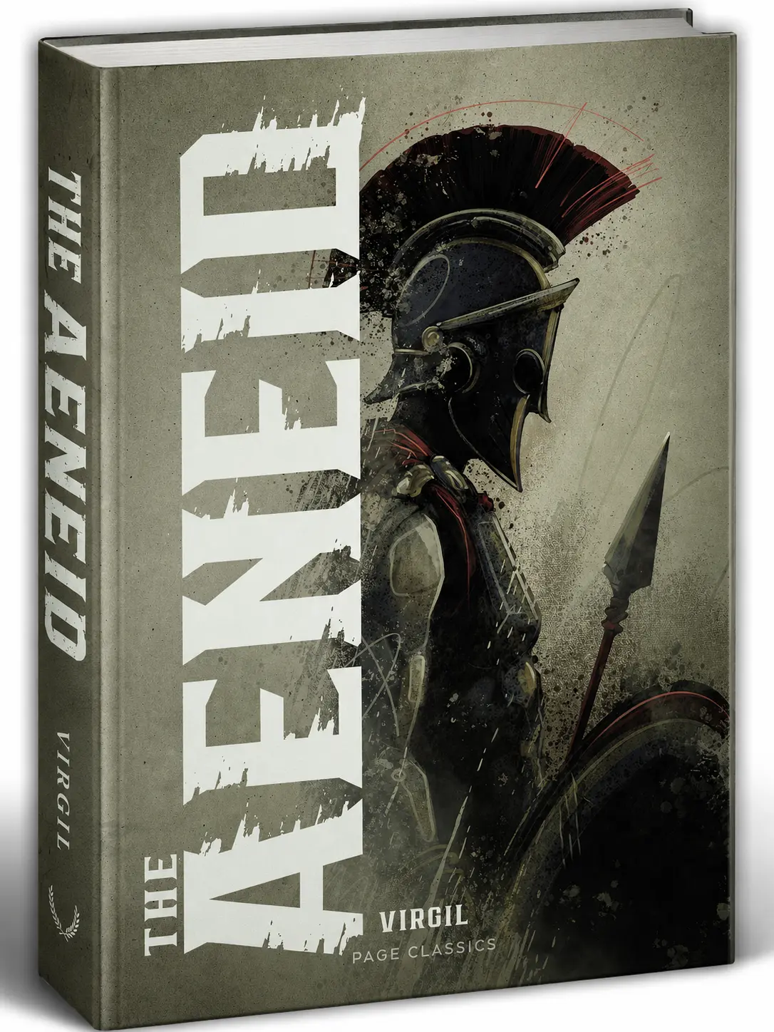 The Aeneid: Hardcover Mythic Epic Book - Aeneas, Fate, Warrior, Divine Gods, Heroism Themes - for Literature & Art Enthusiasts