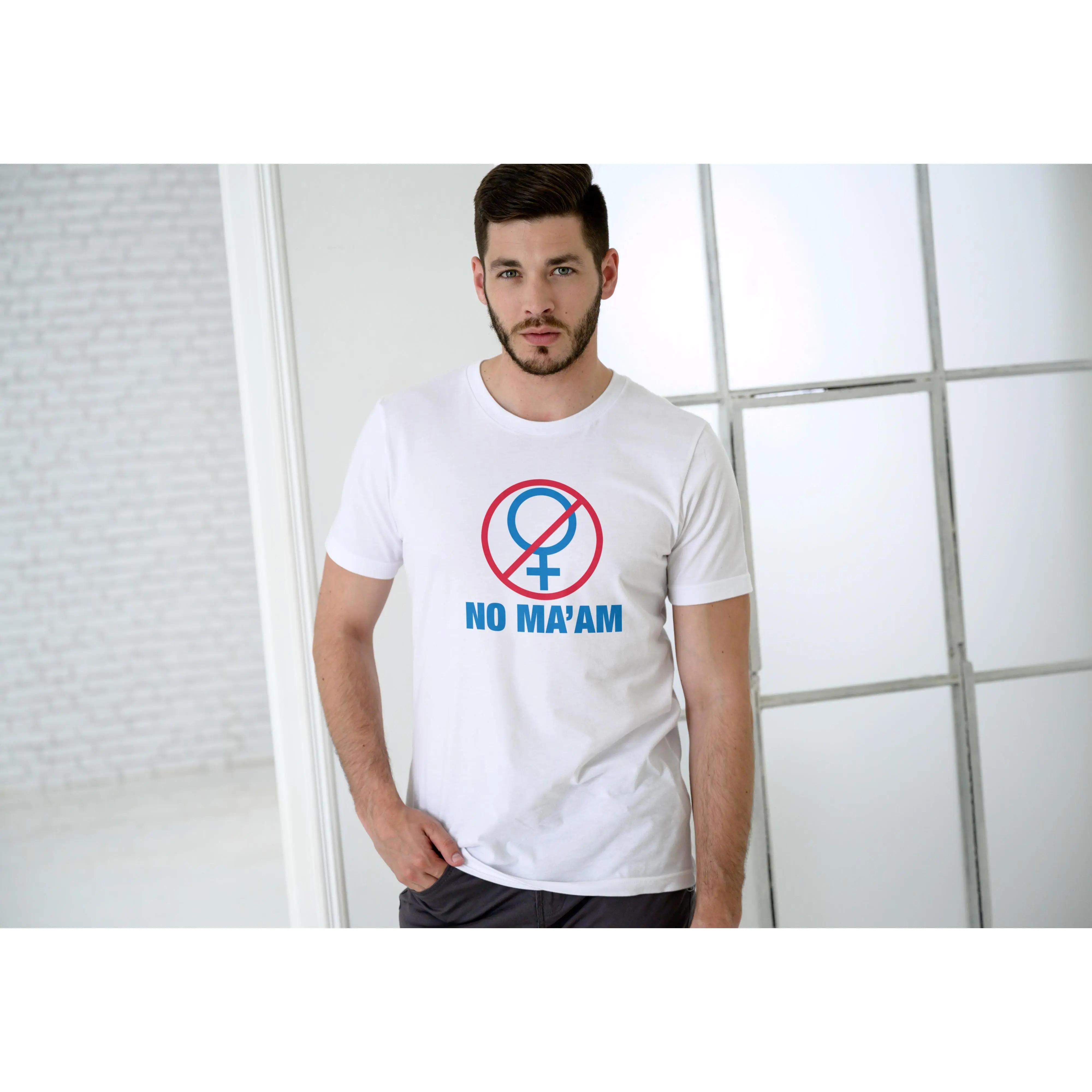 NO MA'AM, 90'S SITCOM T Shirt, Unisex, Cotton