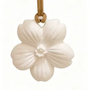 English Pear Closet fragrance diffuser,long-lasting scent ornaments,Natural,Cherry blossom-shape plaster,Similar fragrance to the famous brand,Closet Luxury Plaster Diffuser,Designer Inspired Scent,Ribbon Hanging,No Stains,Home Decor