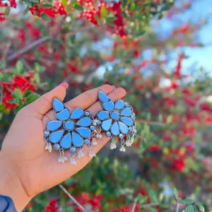 Flower jhumka