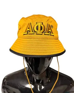 Alpha Phi Alpha Floppy 3 Letter Bucket Hat