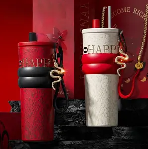 【Apexer】Vacuum-Sealed Stainless Steel Tumbler | 2025 Exclusive Limited Edition | High Ice-Lock Technology & Anti-Leak Straw Lid | Premium Anti-Slip Noise-Free Base | Ergonomic Grip & Car Holder Fit | Collector’s Design with Detachable Luxury Carry Sleeve