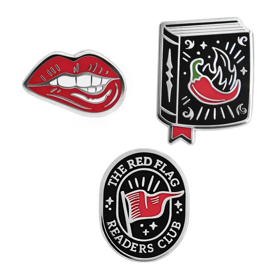 A Little Wicked Enamel Pins (3-Pack) (Original Artwork)