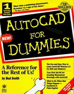 USED Book - Autocad for Dummies by Bud E. Smith (Paperback) - english