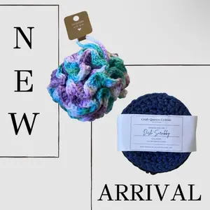 Handmade Textured Crochet Dish Scrubby