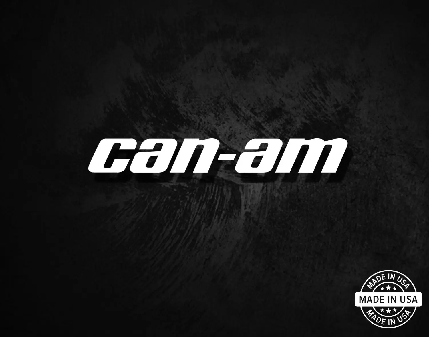 Can-Am Decal, Vinyl Die Cut Sticker, 100% Made In USA