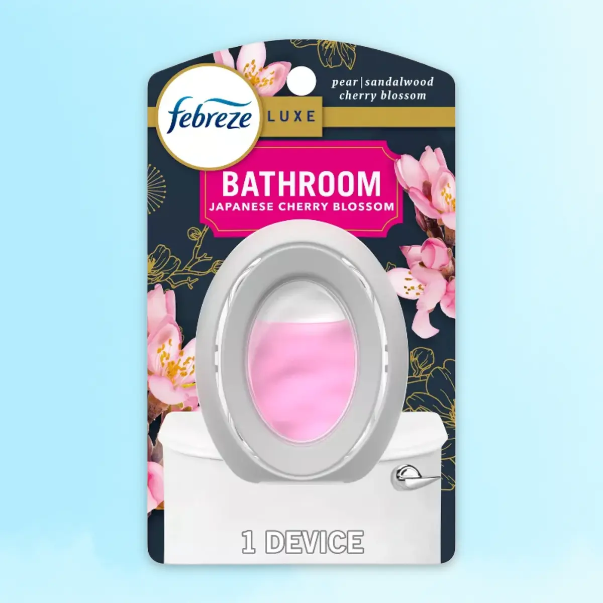 Febreze Small Spaces Air Freshener Japanese Cherry Blossom 0.25fl oz - for Small Rooms, Portable, 0.25 Ounce