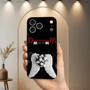 Band D-Depeches M-Modes Phone Case For iPhone 17,16,15,14,13,12,11 Plus,Pro Max,XS,X,XR,SE,Mini,8,7,Soft Silicone Black Cover