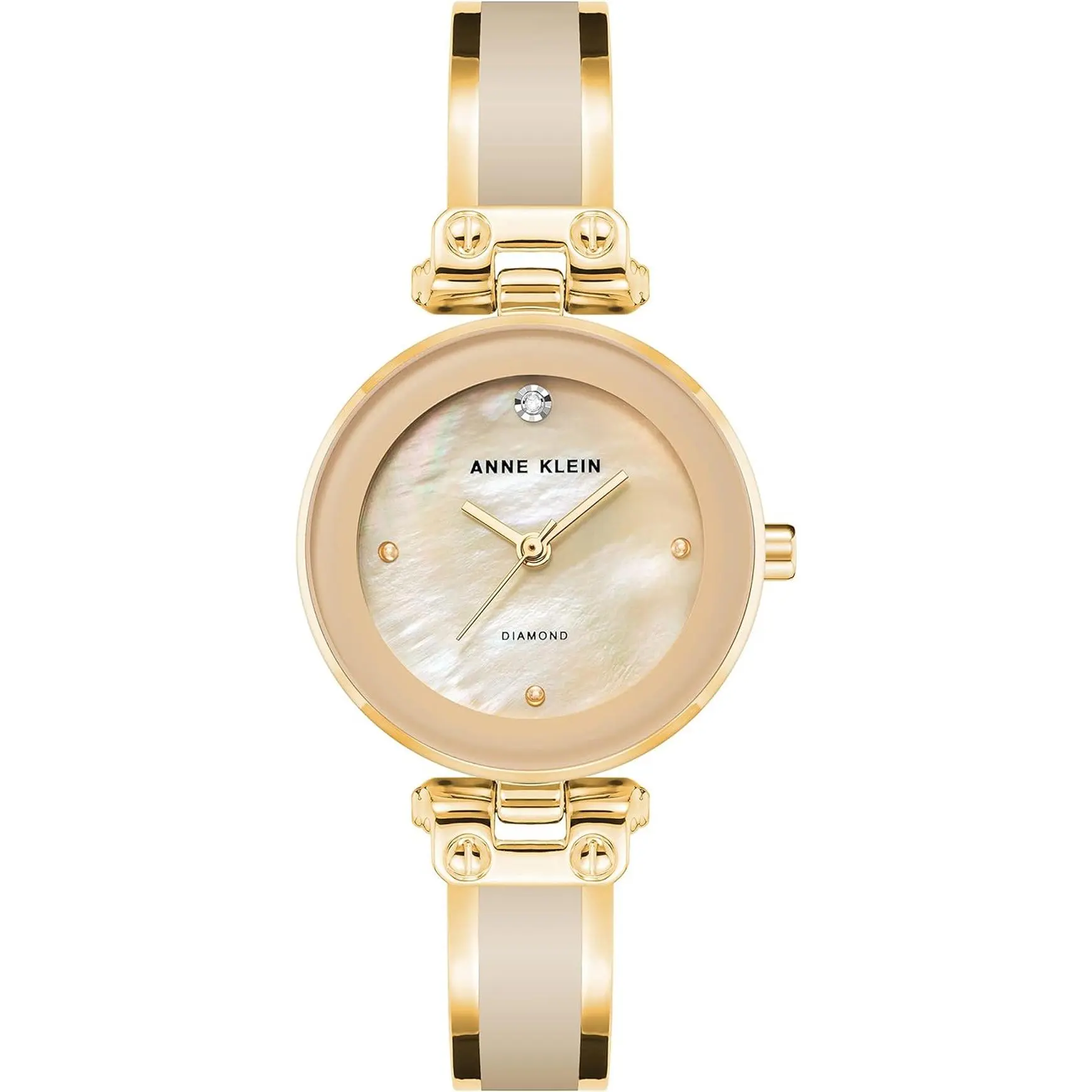 Anne Klein Diamond Dial Bangle Watch