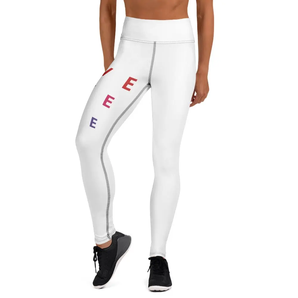 Love Love Love Yoga Leggings