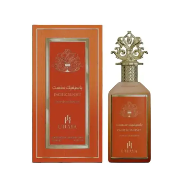 L'HAYA Pacific Sunset Extrait de Parfum 100ml - Citrus & Mint Top Notes, Apricot & May Rose Middle, Fig & Dates Base - Refreshing Fragrance