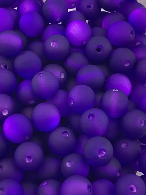 M5-Frosted Cateye build your mix by Color 6pk 16mm Beads for Beadable Pens and Key Chains - Colorful and Glittery