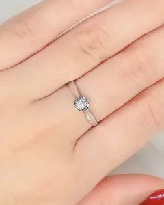 Diamond Pear Ring