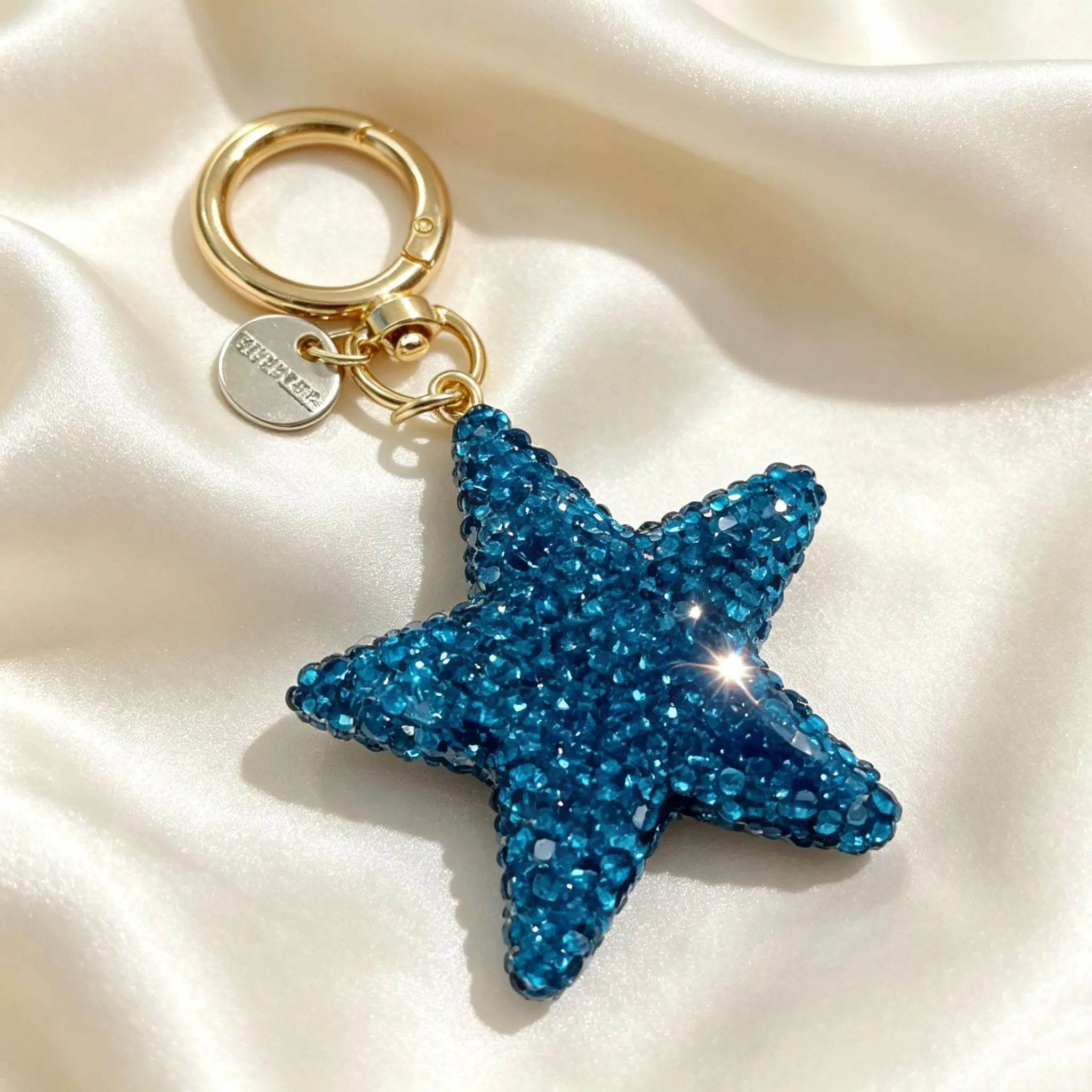 Rhinestone Star - Blue