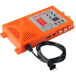 Hdmirca to rf modulator coaxial uhf converter adapter want channel switch for ps2 ps4 ns xbox gaming laptop fire stick cube roku bluray chromecast dvr hd digital av video to analog coax ntsc tv