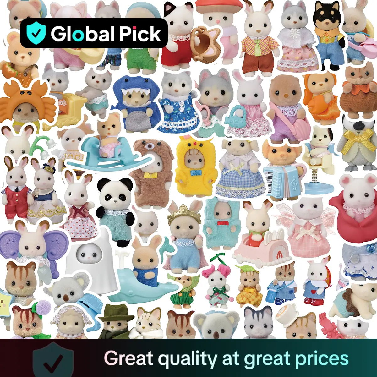 Cartoon Animal Pattern Sticker, 55pcs/set Cute Animal Decorative Sticker, Diy Decals for Water Bottle, Laptop, Phone Case, Scrapbooking, Journal Makin