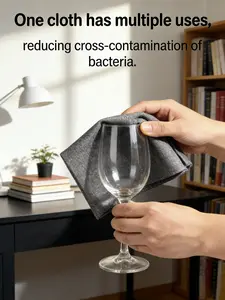 10 Counts Magic Cleaning Cloth, Reuseable Thickened Streak Free Magic Cleaning Wipes, Microfiber Cleaning Cloths for Windows Glass Car