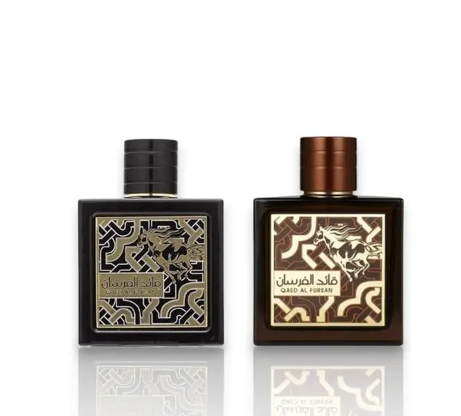 Lattafa Qaed Al Fursan & Untamed Unisex Eau de Parfum Bundle, 3.04 oz-90 ml, with Amber-Fruity, Spicy, Woody, Aromatic, Smoky Notes & Elegant Aquatic Fragrance