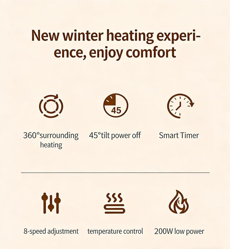 Foldable Under Desk Foot & Leg Warmer with Soft Blanket Portable Electric Space Heater for Office and Home Quiet Heating Pad for Feet Knees & Legs Compact Winter Warmth Solution