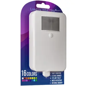 Toilet Light with Infrared-Sensor, Motion Detection, and 16 LED Colors Lumilux