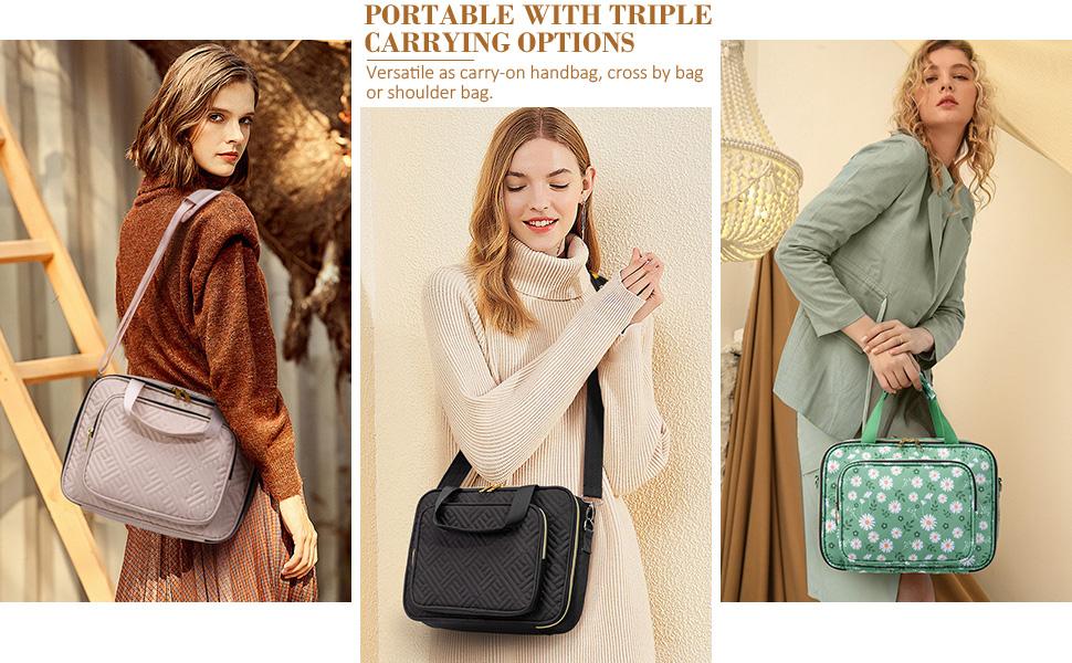 Floe Bible Cover for Women, Large Bible Bag w/ Shoulder Strap, Book Carrying Case with Bible Highlighters & Tabs, Bibles for Women, Bible Study, Bible Journaling & Bible Decorating,   Easter   Christian Gifts