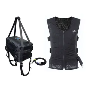 COMPCOOLER Motorcyclist ICE Chest Solo Cooling System Includes a Tubing-Lined Cooling Vest with 6.0L Chest 12V DC