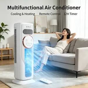 Portable Air Conditioner 8000BTU (ASHRAE), Remote Control,Fan Mode,Cools 200sq.ft, 24 Hour Timer, QuietOperation